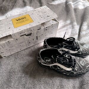 Vans peanuts edition. Brand new never worn. Women’s size 7 “snoopy black”